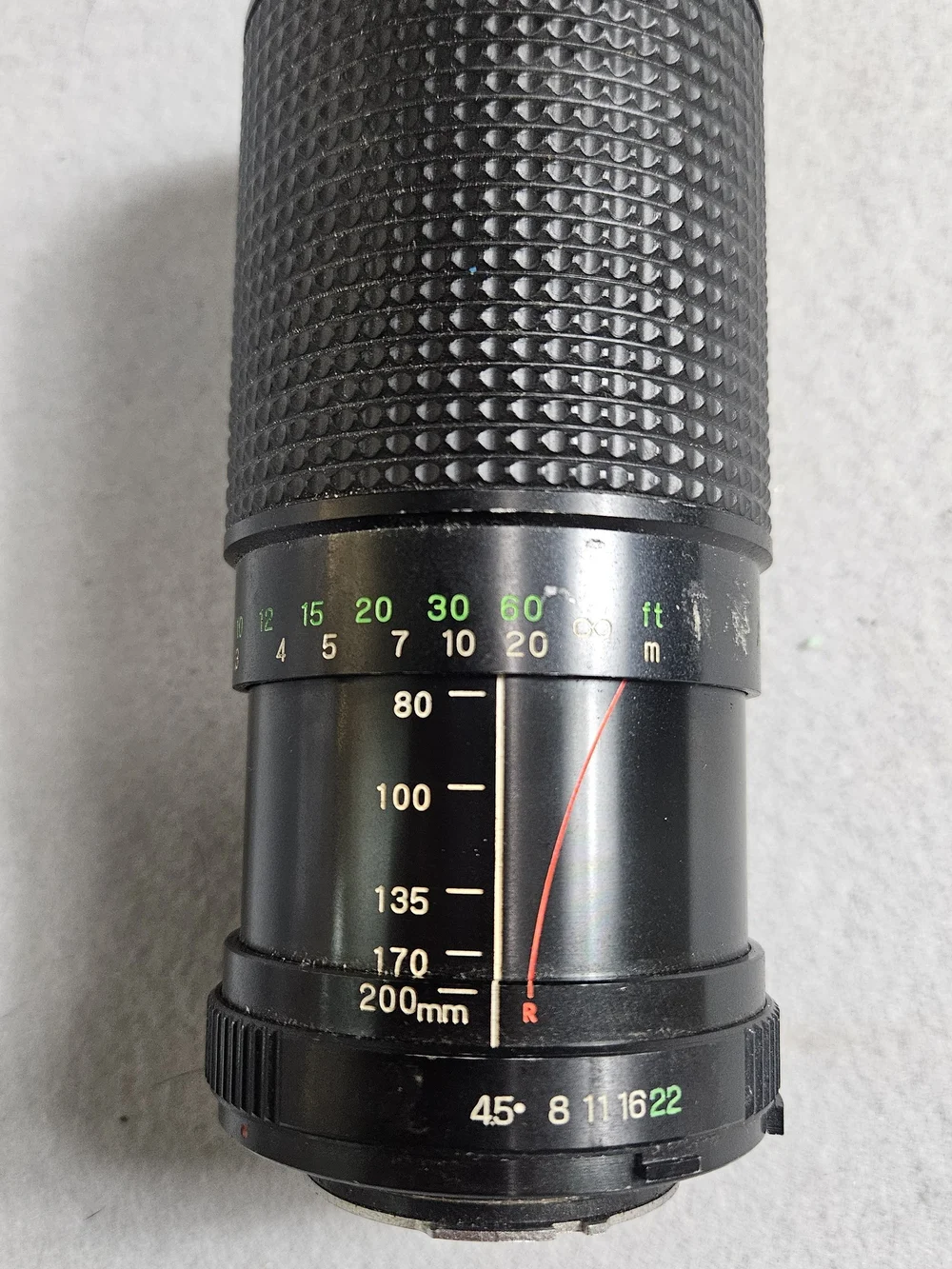Vintage Lenmar 80-200mm f/4.5 Macro Zoom Camera Lens Untested